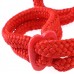 Красные верёвочные оковы на руки или ноги Silk Rope Love Cuffs