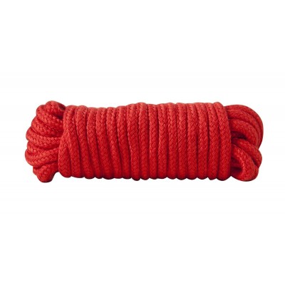Красная хлопковая верёвка Bondage Rope 16 Feet - 5 м.