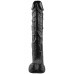 Черный фаллоимитатор-гигант - 51 см.