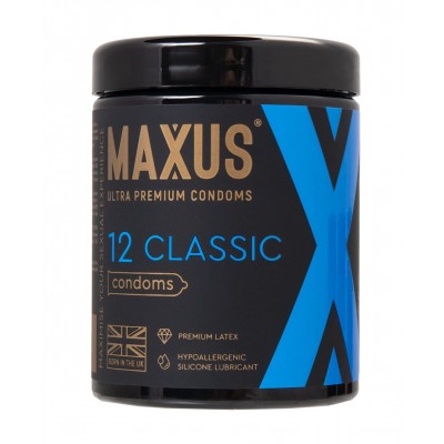 Классические презервативы MAXUS Classic - 12 шт.