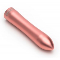 Розовая металлическая вибропуля Doxy - 12 см.