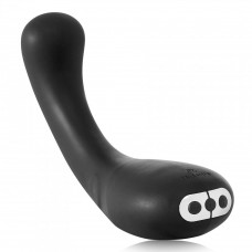 Черный гнущийся вибратор G-Kii G-Spot   Clitoral Vibrator - 23 см.