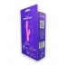 Розовый силиконовый вибратор-кролик с функцией подогрева - 20 см.