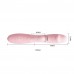 Нежно-розовый перезаряжаемый вибратор Snappy с клиторальным отростком - 19,5 см.