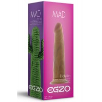 Телесный фаллоимитатор без мошонки Mad Cactus - 18,5 см.  FFF