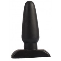 Черная анальная пробка Anal 4.6 Inch Anal Plug - 11,8 см.