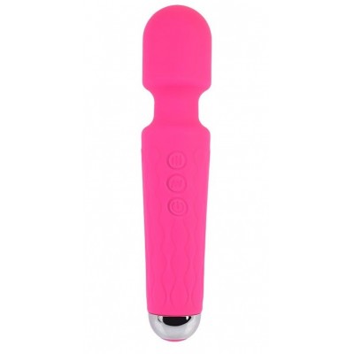 Розовый жезловый вибратор Wacko Touch Massager - 20,3 см.