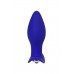 Синяя анальная вибровтулка Fancy - 10,7 см.