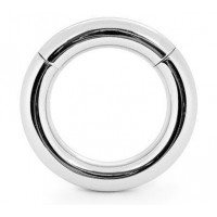 Серебристое малое эрекционное кольцо на магнитах