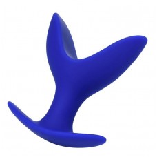 Синяя силиконовая расширяющая анальная втулка Bloom - 9 см. Синяя силиконовая расширяющая анальная втулка Bloom - 9 см.