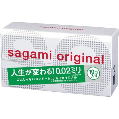 Ультратонкие презервативы Sagami Original 0.02 - 10 шт.