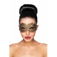 Золотистая карнавальная маска  Антарес 