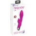 Лиловый вибратор-кролик Super Soft Silicone Sucking Vibrator - 20 см.