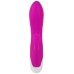 Лиловый вибратор-кролик Super Soft Silicone Sucking Vibrator - 20 см.