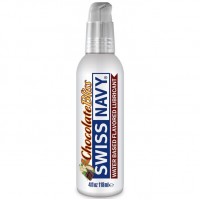 Лубрикант с ароматом шоколада Swiss Navy Chocolate Bliss Lube - 118 мл.