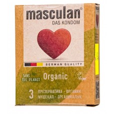 Экологически чистые презервативы Masculan Organic - 3 шт.