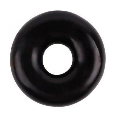 Черное эрекционное кольцо Fat O Cock Ring #1