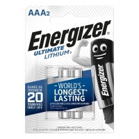 Батарейки Energizer Ultimate Lithium FR03/L92 AAA - 2 шт.