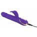 Фиолетовый вибратор-кролик Stoss Stange - 23 см.
