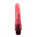 Розовый гелевый вибромассажёр - 19,3 см.