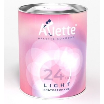 Ультратонкие презервативы Arlette Light - 24 шт.