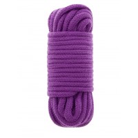 Фиолетовая хлопковая веревка BONDX LOVE ROPE 10M PURPLE - 10 м.