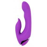 Фиолетовый вибратор-кролик Seduction - 19,5 см.