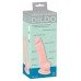 Реалистичный фаллоимитатор из силикона Medical Silicone Dildo - 18 см.