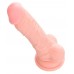 Реалистичный фаллоимитатор из силикона Medical Silicone Dildo - 18 см.