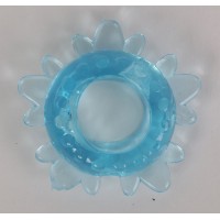 Голубое эрекционное кольцо  Снежинка 