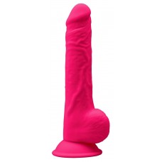 Розовый фаллоимитатор-реалистик Premium Dildo 9,5  Model 3 Premium - 24 см.