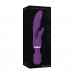 Фиолетовый двусторонний вибростимулятор G Motion Rabbit Wand - 25,4 см.