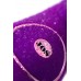Фиолетовый ротатор с клиторальным стимулятором YUM - 21 см.