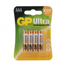 Батарейки алкалиновые GP Ultra Alkaline 24А AАA/LR03 - 4 шт.