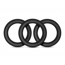 Набор из 3 черных эрекционных колец Black Small Penis Rings Набор из 3 черных эрекционных колец Black Small Penis Rings