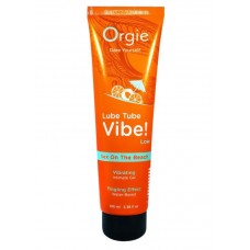 Гель с эффектом вибрации Lube Tube Vibe Low Sex On The Beach - 100 мл.