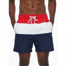 Трехцветные мужские шорты для пляжа