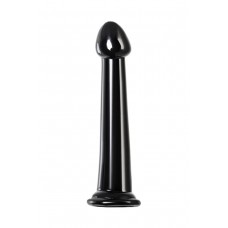 Черный фаллоимитатор Jelly Dildo M - 18 см. Черный фаллоимитатор Jelly Dildo M - 18 см.