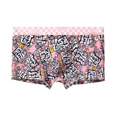 Розовые трусы-боксеры с принтом