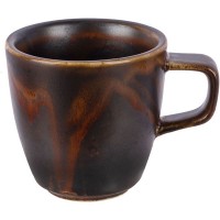 Чашка кофейная «Мак»;фарфор;100мл;D=65,H=62мм;медный