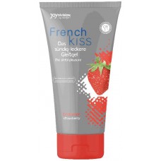 Съедобный лубрикант Frenchkiss с ароматом клубники - 75 мл.