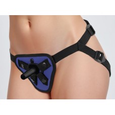 Синий универсальный пояс с 2 видами фиксации Синий универсальный пояс с 2 видами фиксации