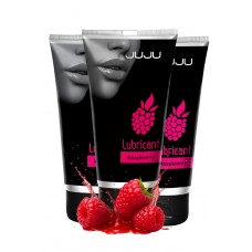 Набор из 3 съедобных лубрикантов JUJU со вкусом малины Набор из 3 съедобных лубрикантов JUJU со вкусом малины