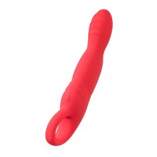 Розовый вибратор для точки G с двигающейся головкой Carnation - 19 см. Розовый вибратор для точки G с двигающейся головкой Carnation - 19 см.