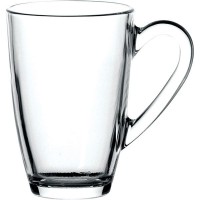Кружка;стекло;330мл;,H=11,9см;прозр.