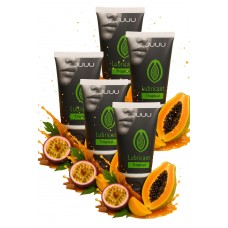 Набор из 5 съедобных лубрикантов JUJU со вкусом тропических фруктов Набор из 5 съедобных лубрикантов JUJU со вкусом тропических фруктов