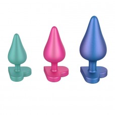 Набор из 3 анальных пробок Romp Luster Набор из 3 анальных пробок Romp Luster