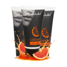 Набор из 3 съедобных лубрикантов JUJU со вкусом грейпфрута Набор из 3 съедобных лубрикантов JUJU со вкусом грейпфрута