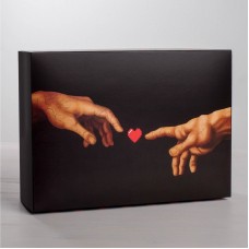 Складная коробка Love - 16 х 23 см. Складная коробка Love - 16 х 23 см.