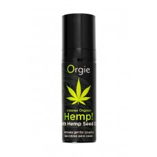 Возбуждающий интимный гель для пар Orgie Hemp Intense Orgasm - 15 мл. Возбуждающий интимный гель для пар Orgie Hemp Intense Orgasm - 15 мл.